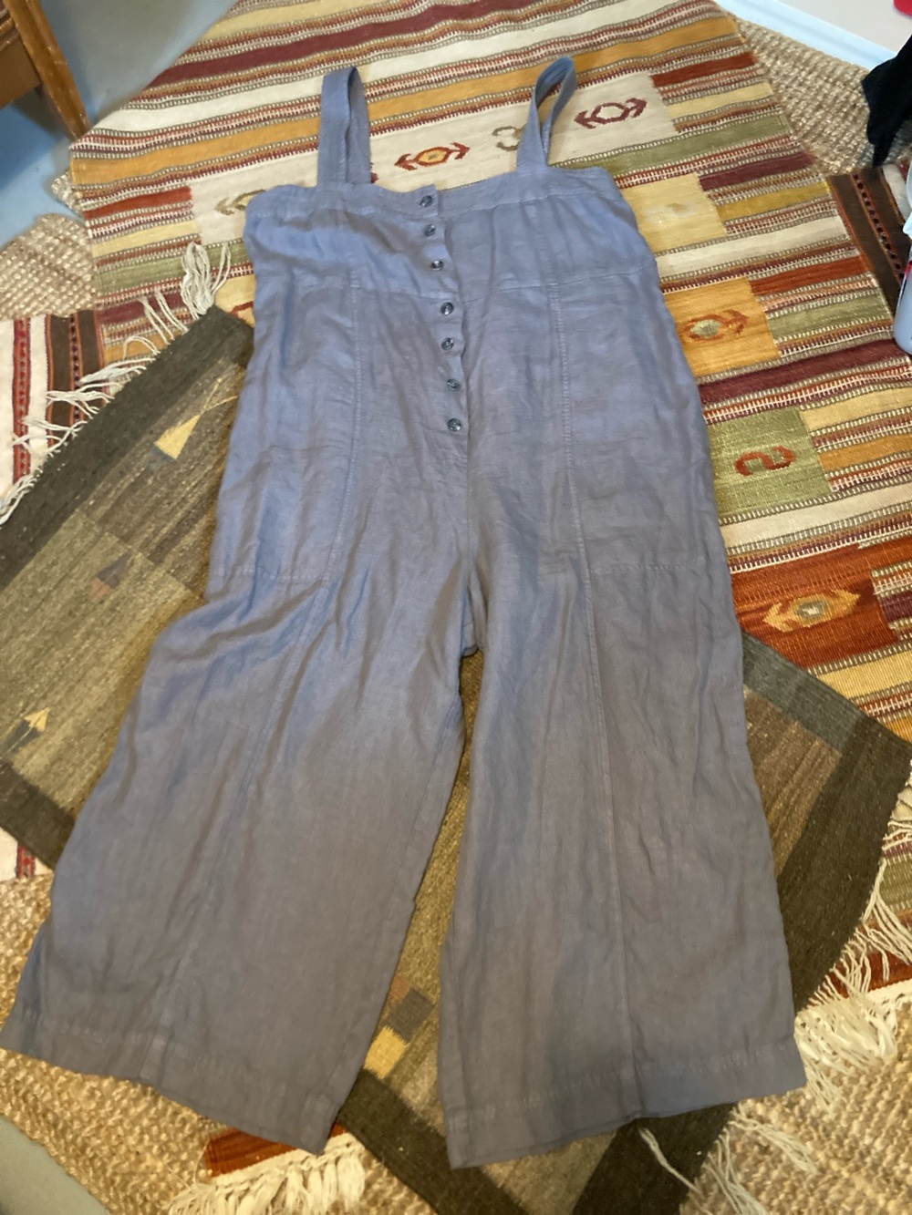 Wrap London linen jumper/suit/overalls